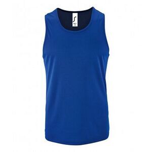 SOLS Mens Performance Tank Top / Royal Blue
